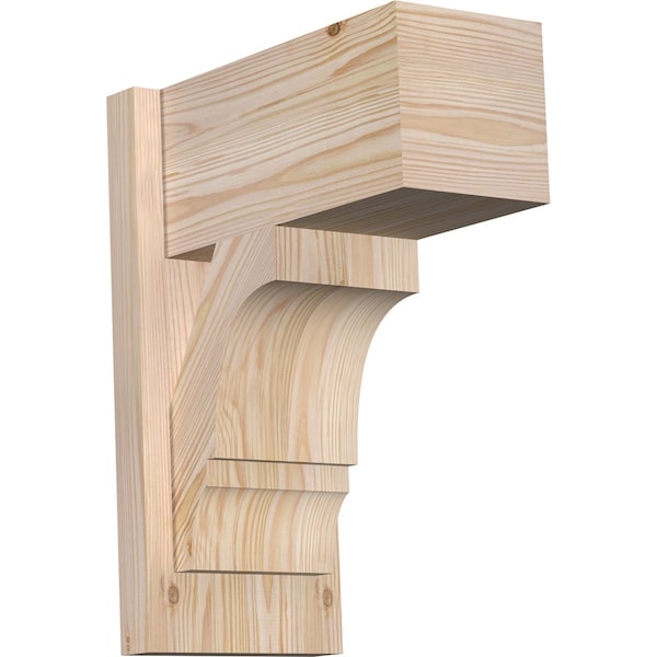 Ekena Millwork Balboa Block Smooth Outlooker, Douglas Fir, 7 1/2"W x 14"D x 18"H OUT08X14X18BOA05SDF - main
